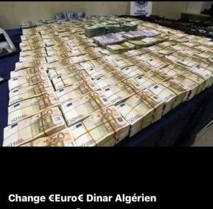 Taux de change Euro/Dinar Algérien