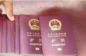 Passeport chinois 