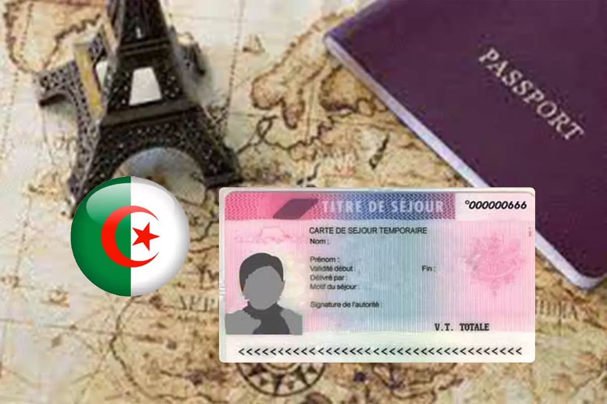 Titre de sejour en France pour les Algeriens 1