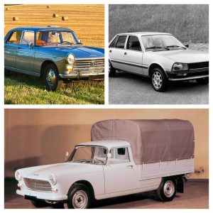 Les véhicules français : Peugeot 404 et Peugeot 505