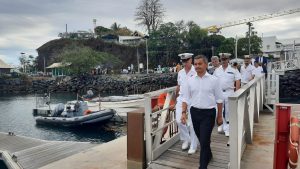 Gérald Darmanin en visite à Mayotte 