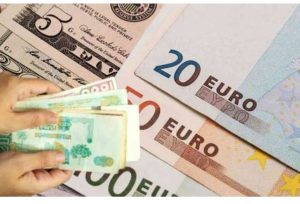 Cotation euro/dollar sur le marché officiel