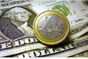 Cotation euro/dollar sur le marché officie