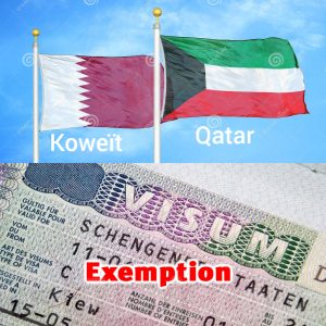 Exemption de deux pays arabes:Qatar et Koweït 