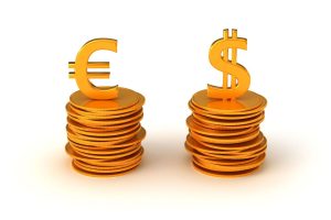 Cotation euro/dollar sur le marché officiel