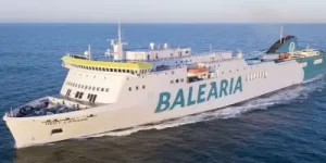 La compagnie espagnole de transport maritime Baleària annonce une note importante