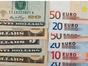 Cotation euro/dollar sur le marché officiel