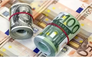 Cotation euro/dollar sur le marché officiel