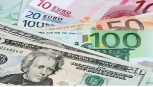 Marché des changes : cotation euro/dollar sur le marché officiel