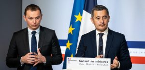 Olivier Dussopt et Gérald Darmanin 