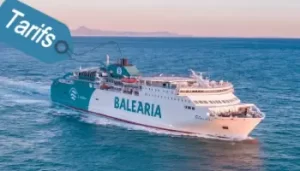  les tarifs proposés par la compagnie espagnole Baleària