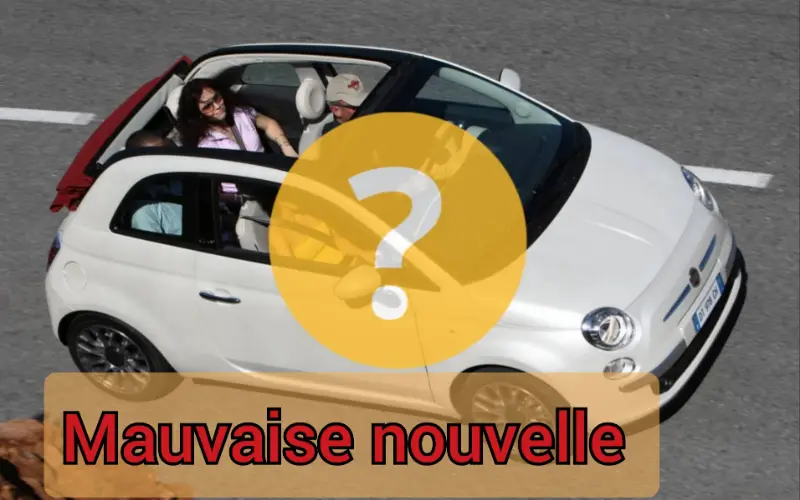 Fiat 500 : la mauvaise nouvelle vient de tomber