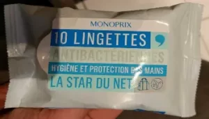 Des lingettes antibactériennes