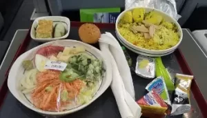 Repas en avion : offres promotionnelles 