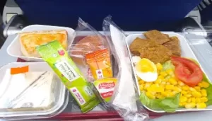 Le repas servi à bord du vol Air Algérie 