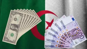 Le prix de l'euro sur le marché officiel. ( Banque d'Algérie ) 