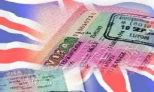 paiement électronique des frais de visa pour la Grande-Bretagne.