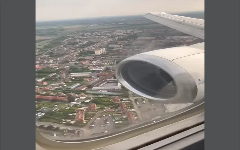 Vol vers la France: Une vue à couper le souffle en vidéo