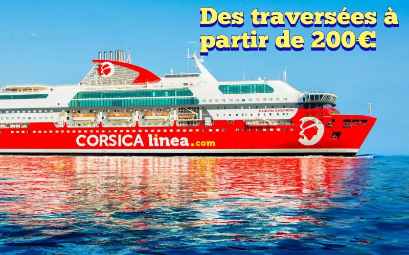 Corsica Linea annonce l'ouverture des réservations pour l’automne à partir de 200€