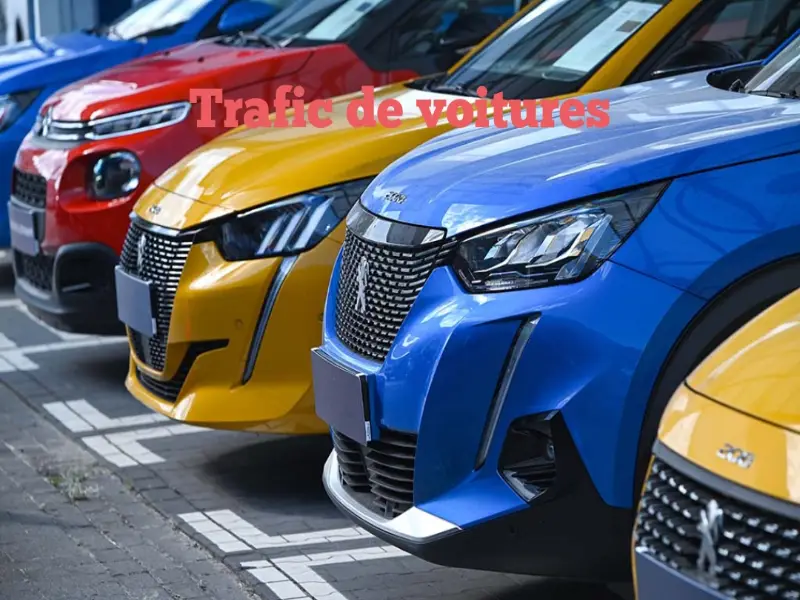 Trafic de voitures